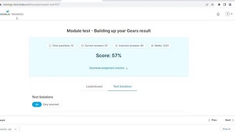 Internshala Online c and c++ module test answers || Building up your Gears result 💯💯💯💯💯💯