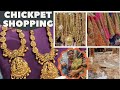 Chikpet budget shopping ll cheapest ll imitation jewellery ll wholesale sarees with price details