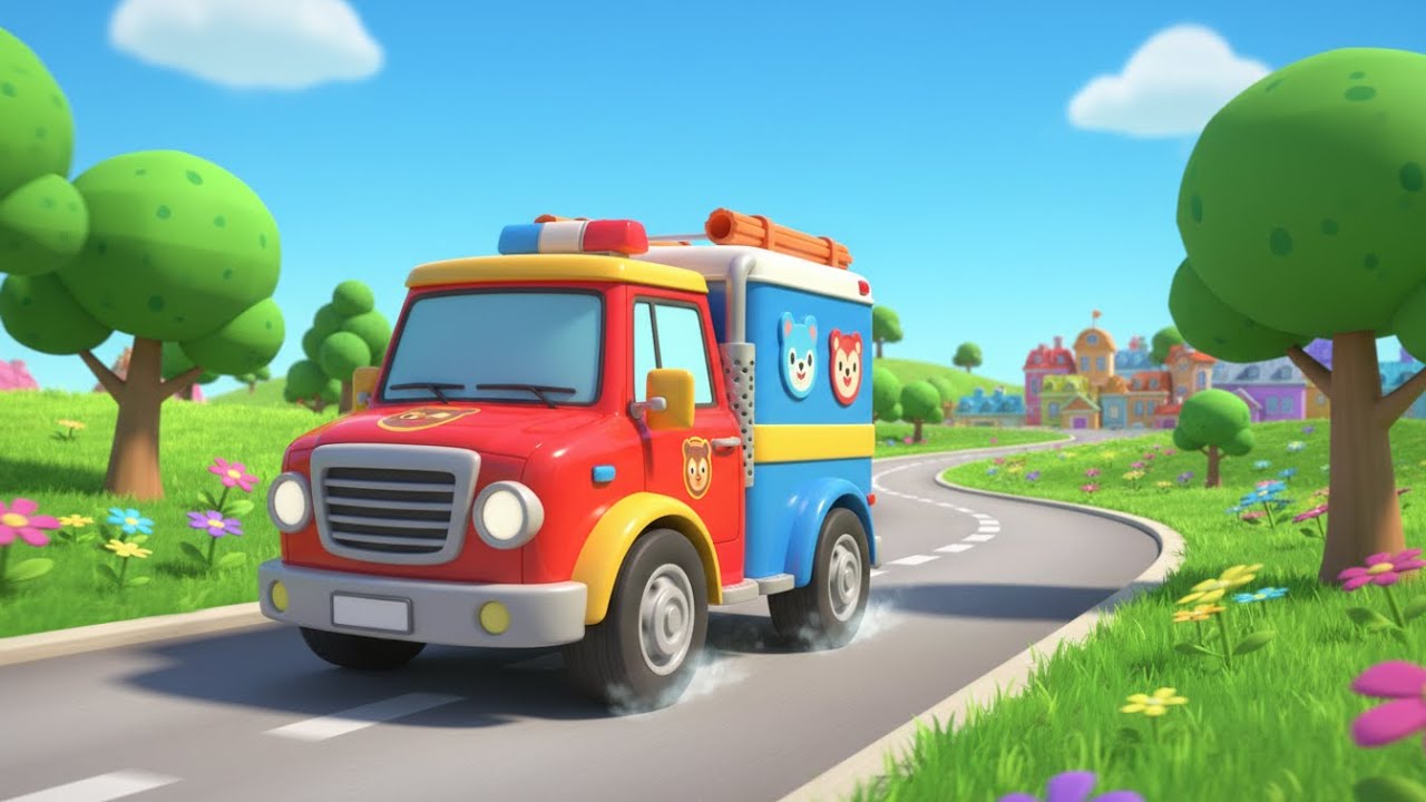 Vehicle Sounds Remix Song for Kids | Fun Vehicle Music & Sing-Along Nursery Rhymes 🚗🚚🎶