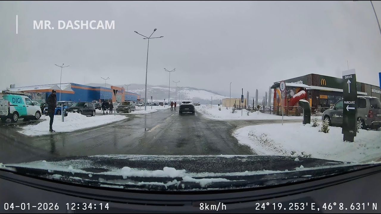 Real Winter Driving in Romania 🇷🇴 | Snowy Roads of Mediaș (Jan 2026)