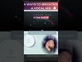 4 WAYS TO BRIGHTEN A VOCAL MIX #audiomixing #vocals #mixingengineer #mixing