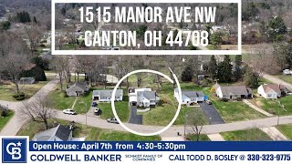 Upcoming Real Estate Auction - April 22 at 5:30 PM - 1515 Manor Ave NW Canton, Ohio 44708