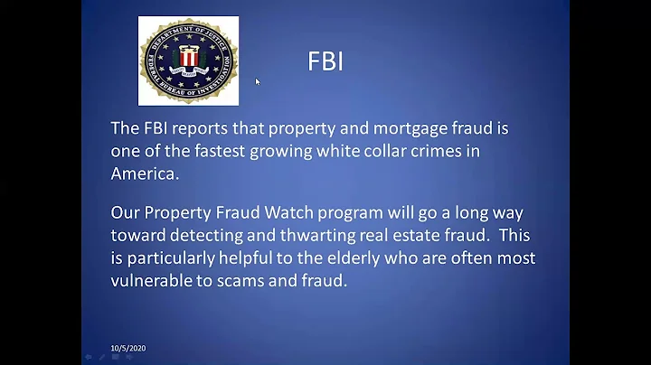 Property Fraud Watch Alert Program with Nancy Dohe...