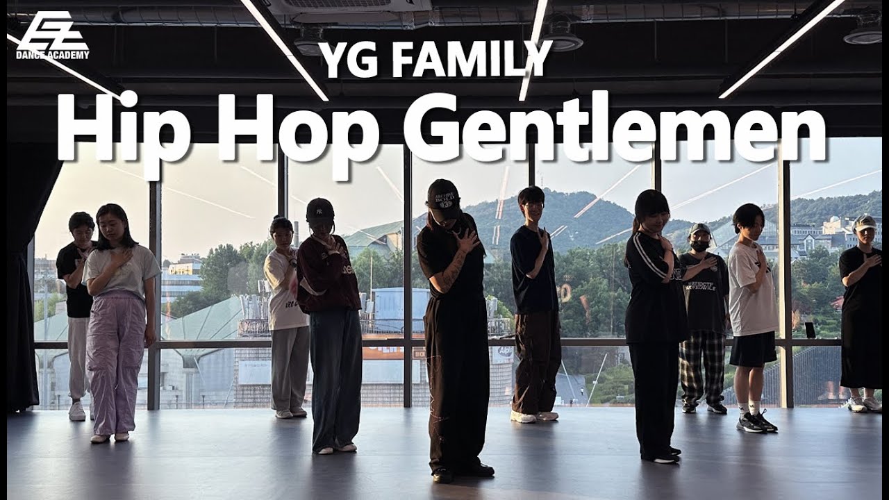 YG Family - Hip Hop Gentlemen（멋쟁이 신사）/ Beginner class / Dance Choreography by Mad.J 신촌댄스학원 이지댄스신촌점