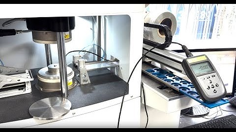 Calibrating the compression force using a TRX display indicator and CBES load cell
