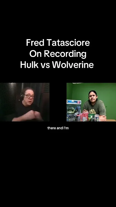 Fred Tatasciore on Recording Hulk vs Wolverine #Shorts