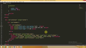 3  My Simple Chat Application Php