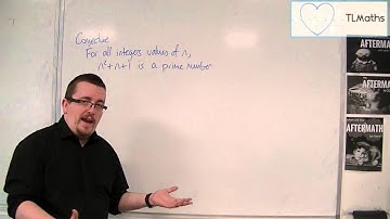 OCR MEI Core 1 10.05 Proof: Disproving a Conjecture