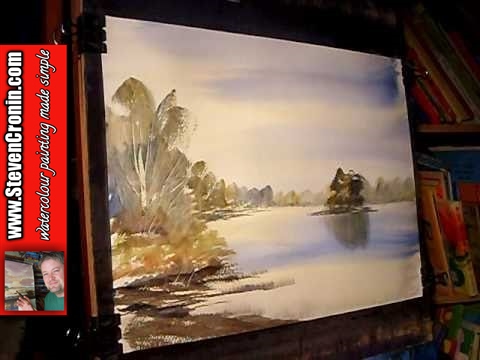 Watercolour Landscape Painting Demonstration featu...