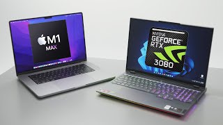 Can the M1 Max MacBook BEAT an RTX 3080 Laptop?