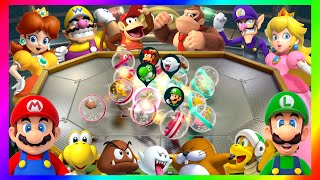 Super Mario Party - Bumper Brawl - All Characters