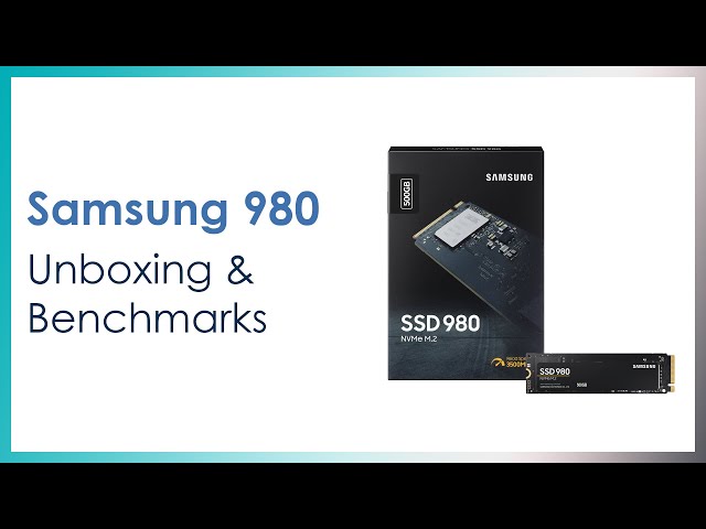 Samsung SSD 980 M.2 PCIe NVMe 500 Go