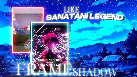 Border Shadow Editing in Capcut | Capcut tutorial #capcut