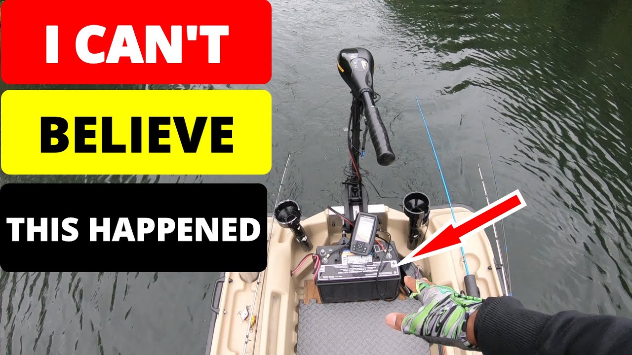 CRIPPLED BASS RAIDER {Bass Fishing With Dead Batteries in Wind and Rain