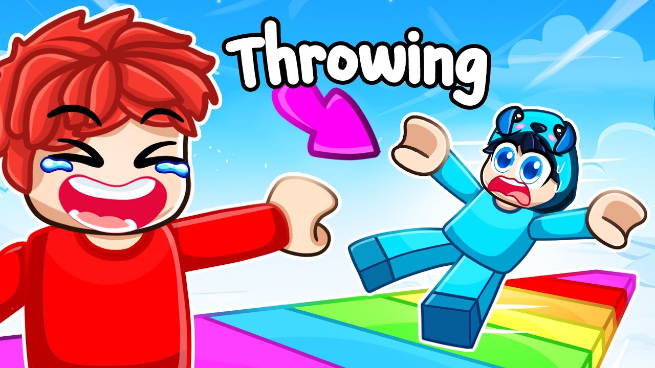 Throwing My Friends 97,274,957 MPH in Roblox With Crazy Fan Girl