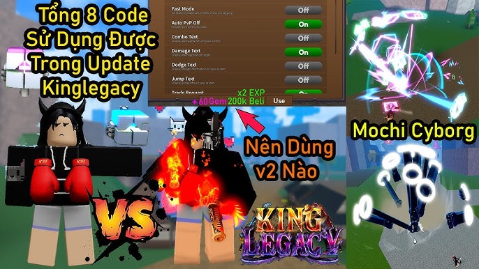 King Legacy - Tất Cả Các Code Mới Nhất King Legacy Update 3.51