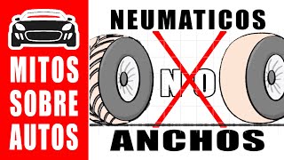 ¿Por qué #neumáticos ANCHOS NO!! tienen mayor agarre?