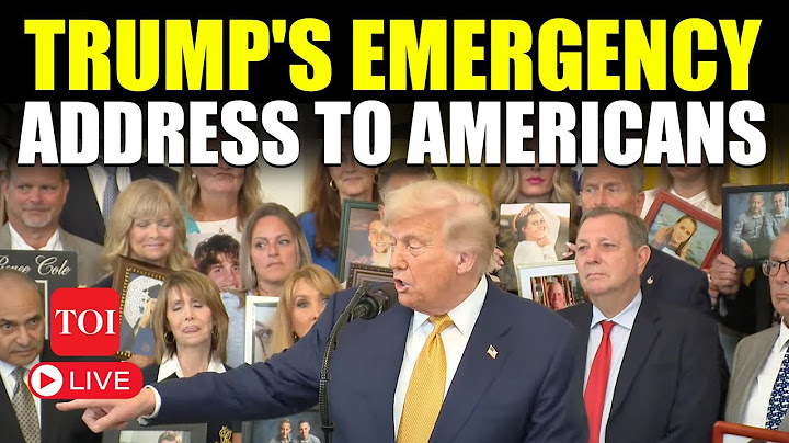 LIVE | 'All Out War Declared': Trump's EMERGENCY Speech; Signs Shocking LAW For America | US News