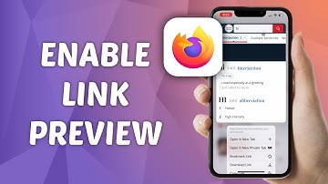 How to Enable Link Preview in Firefox