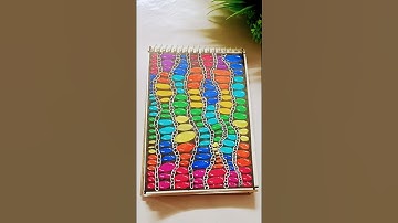 21/30 Easy doodle zentangle drawing#art #zenpatterns