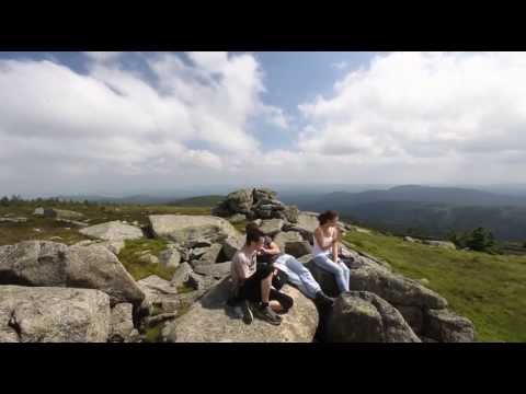 Чаепитие на горе Брокен. Горы Гарц. Германия.