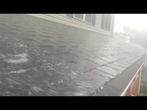 Raindrop Gutter Guards taking on Flash Rainstorm