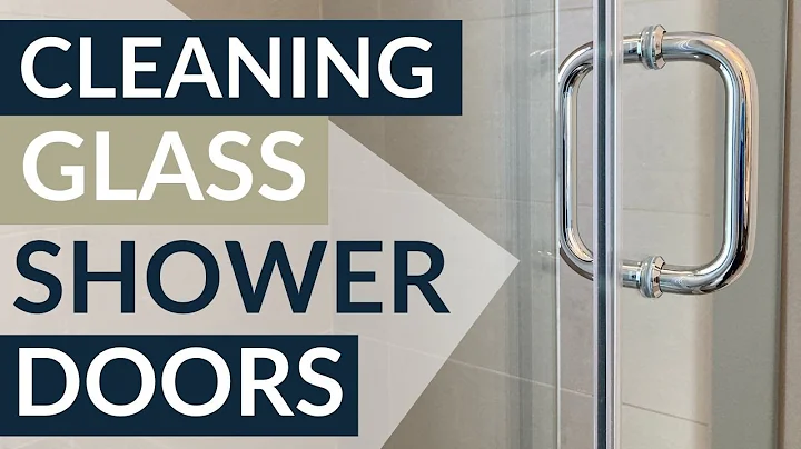 HOW TO CLEAN A GLASS SHOWER DOOR LIKE A PRO | Easy, Fast and Ergonomic Technique | Failproof Perfect
