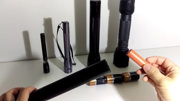 18650 conversion hack for Maglite and Duracell flashlights to replace 3-c batteries