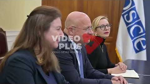 Beograd, Ministar Đurić sa novim šefom Misije OEBS