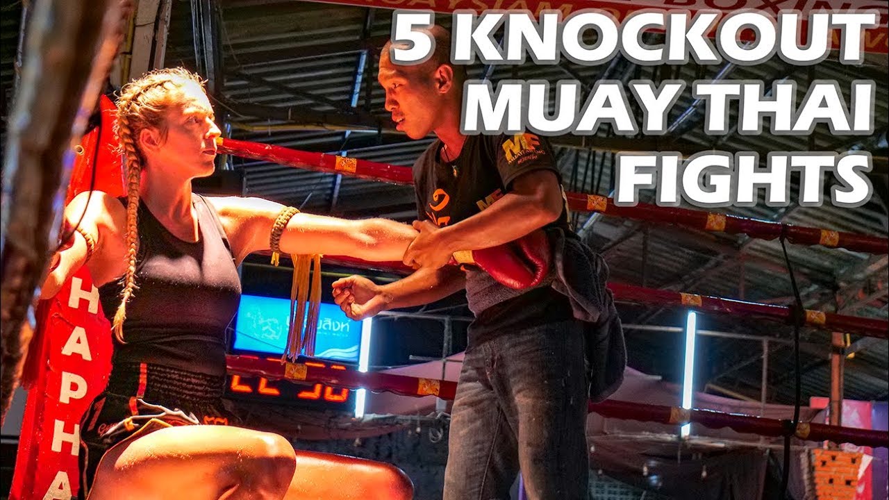 Muay Thai Fights – 5 KNOCKOUTS!