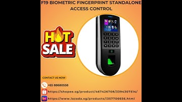 F19 Biometric Fingerprint Standalone Access Control