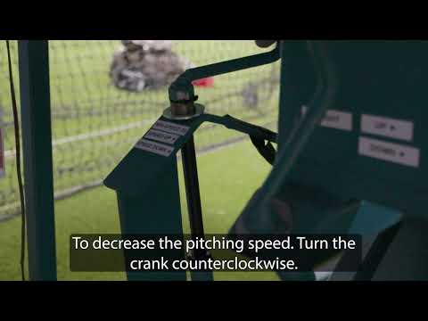 Baseball Pitching Machine Training video
