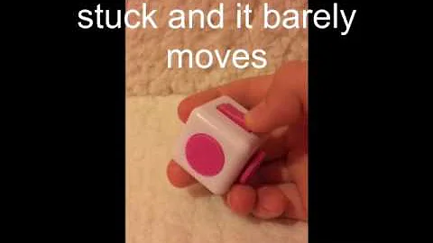 Low quality and high quality fidget cubes