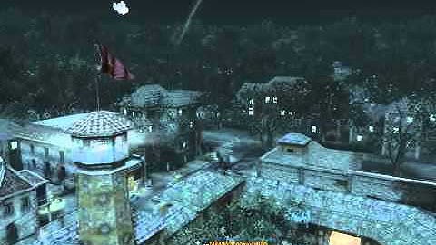 Black Ops- across map beastly tomahawk bounce off building bank shot kill! (Original HD)