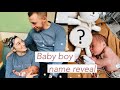 OUR WORLD CHANGER IS HERE | Baby boy announcement + name reveal