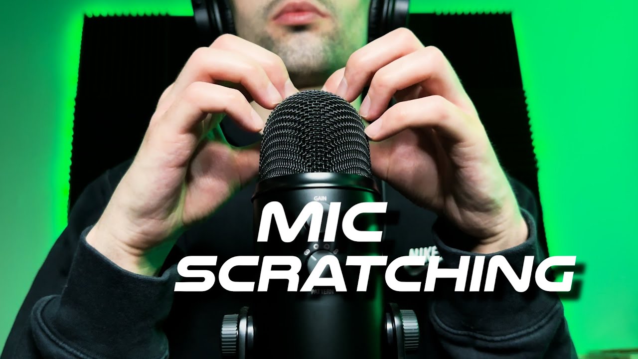 ASMR Fast & Aggressive Mic Scratching for Tingle Immunity (no cover, no ...