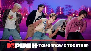 TOMORROW X TOGETHER (투모로우바이투게더) - Dance Lesson - Sugar Rush Ride | MTV Push