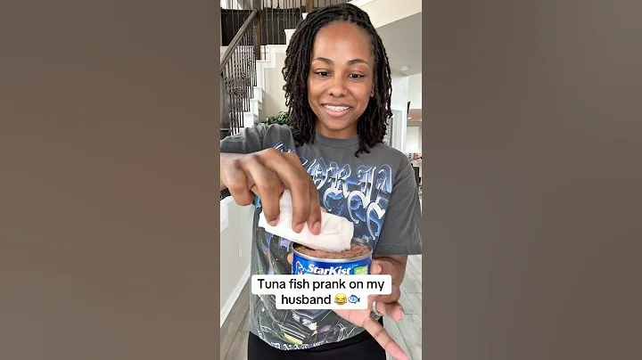 Tuna fish prank on my husband 😂 #shorts