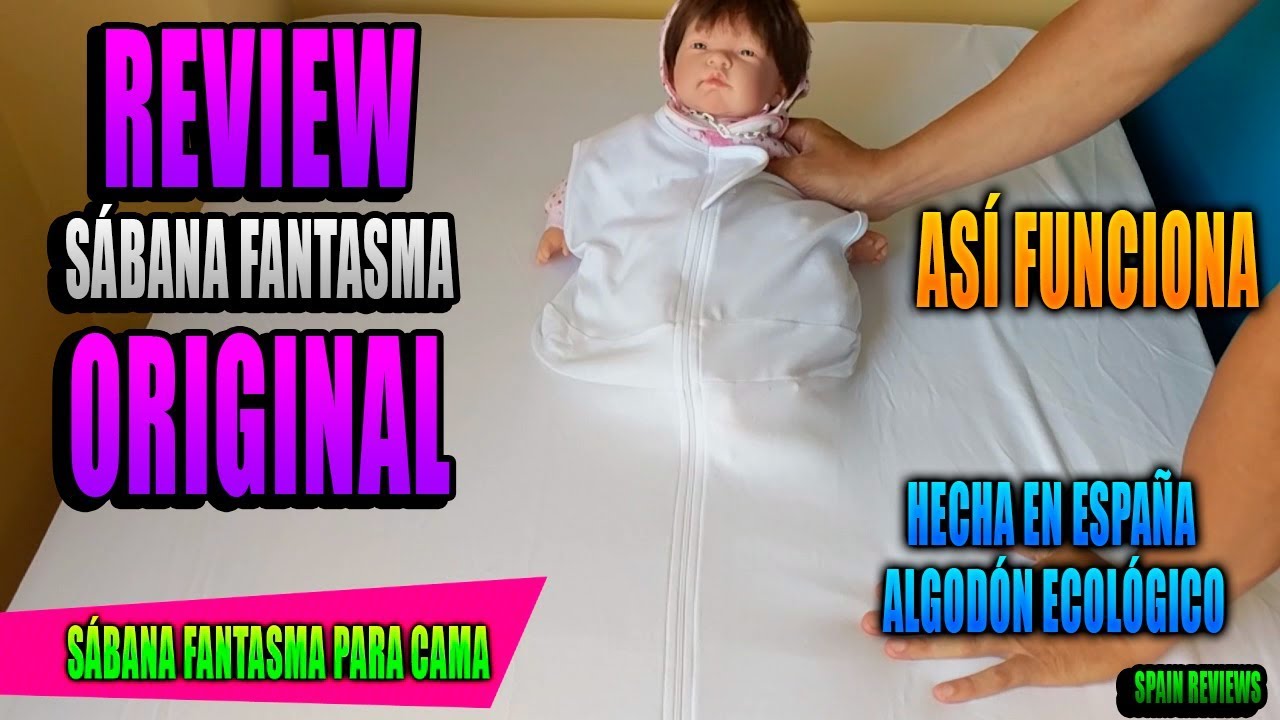 Así funciona la auténtica Sábana Fantasma para cama 80-90 x 200 cm de  algodón ecológico 