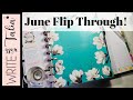 June Flip Through!! New cover, Powersheets, and Dutch door hack!