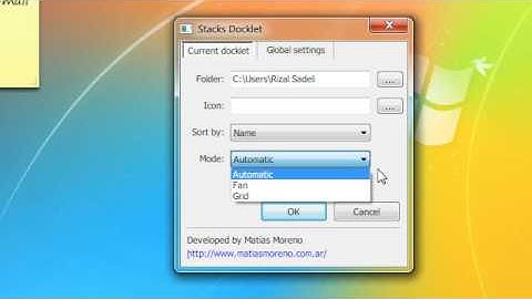 Stacks Docklet for ObjectDock