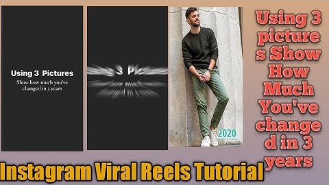 Using 3 pictures Show How Much Reels Viral Videos Tutorial || You