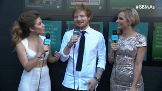 Ed Sheeran Red Carpet Interview - Bbmas 2015