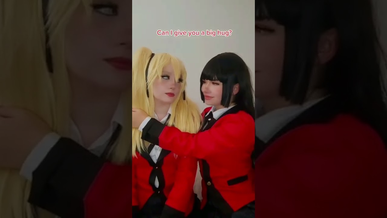Can I give you a hug?  | Yumeko Jabami and Mary Saotome #cosplay | Kakegurui