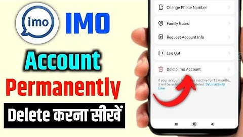 IMO Account Kaise Delete Karen | How to Delete IMO Account Parmanently | Delete imo Account