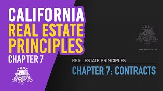 Chapter 7 real estate principles the associated recording is meant to
provide information on those who have an interest. it should not be
constru...