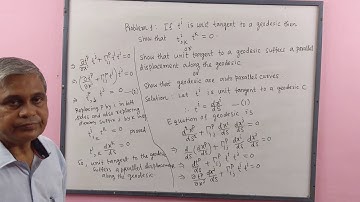 Tensor Analysis, Lec-21(problems on Curl, Parallel Displacement, Intrinsic Diff.), by Dr. D.N.Garain
