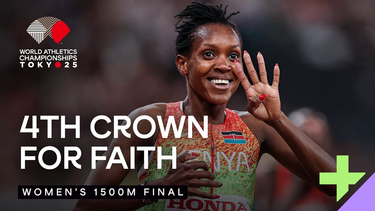 UNBEATABLE Faith Kipyegon captures historic 4th world 1500m gold | Tokyo Top Performance Day 4