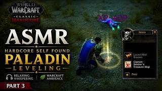 ASMR | Hardcore Self Found Paladin Leveling | Relaxing Whispering, Warcraft Ambience | Part 3