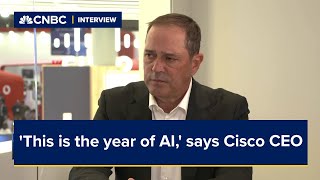 'This is the year of AI,' says Cisco CEO